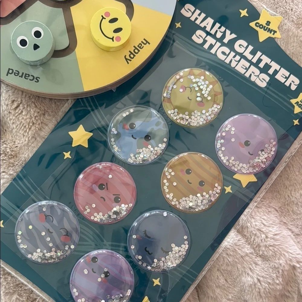 Colorful Sticker and Fidget Toy Set
